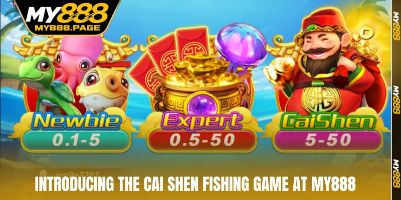 Introducing the Cai Shen Fishing game at MY888