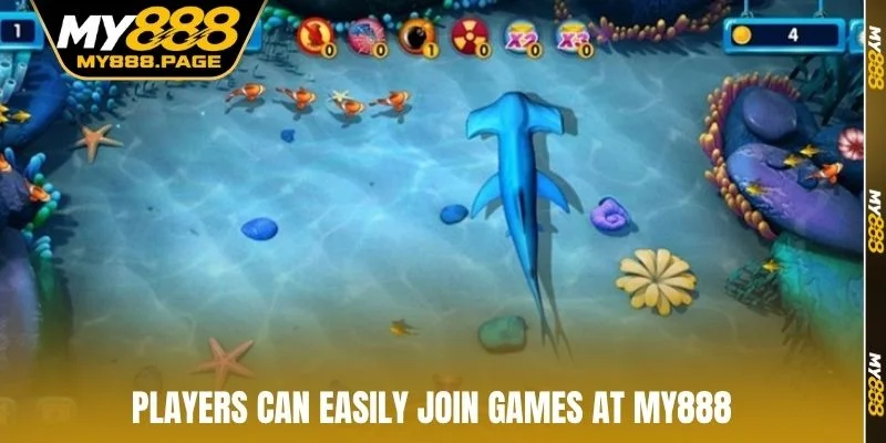 Players can easily join games at MY888