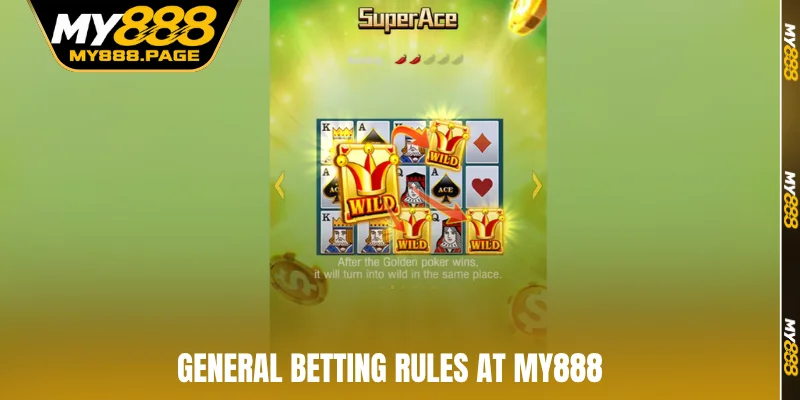 General betting rules at MY888