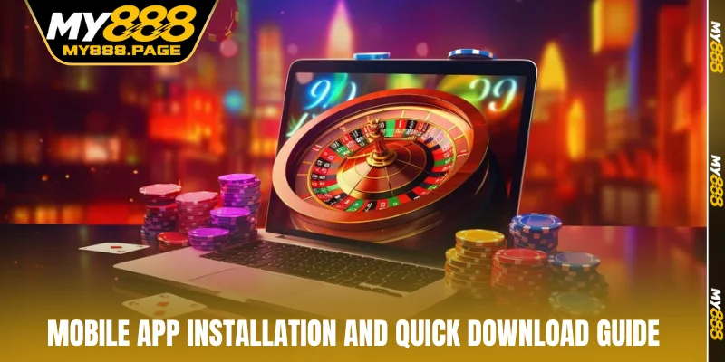 Mobile app installation and quick download guide